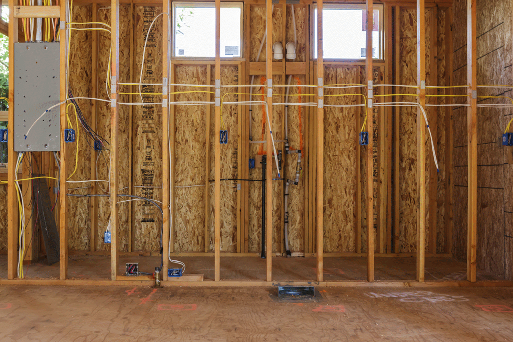 new home construction with electrical wires | code compliance tyler tx longview tx whitehouse tx 